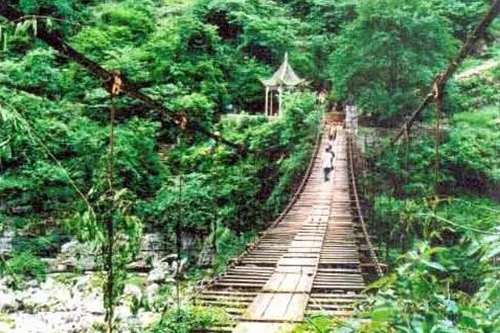 盘江铁索桥