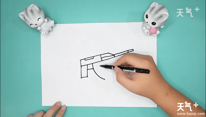 ak-47简笔画 ak-47简笔画