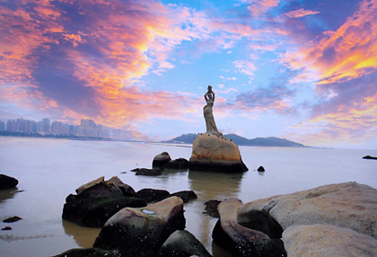 [珠海景点]珠海渔女雕像