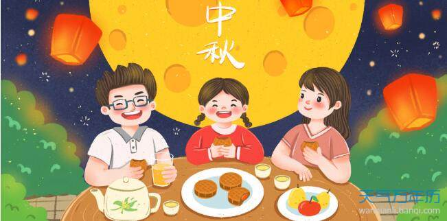 2020中秋节画画作品图片 中秋节绘画图片大全2020