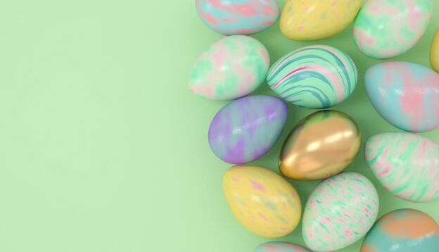 复活节彩蛋图片大全 简单又漂亮的复活节彩蛋图案