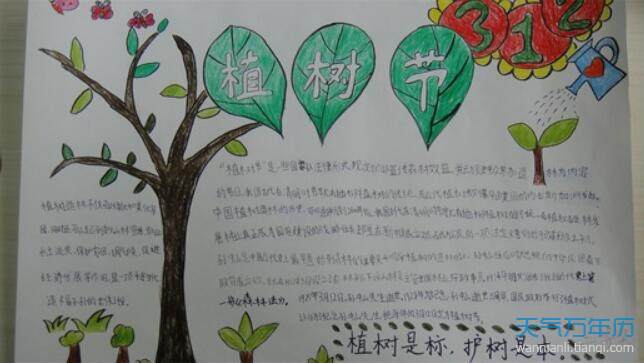 2020植树节手抄报简单又漂亮 植树节美丽手抄报大全