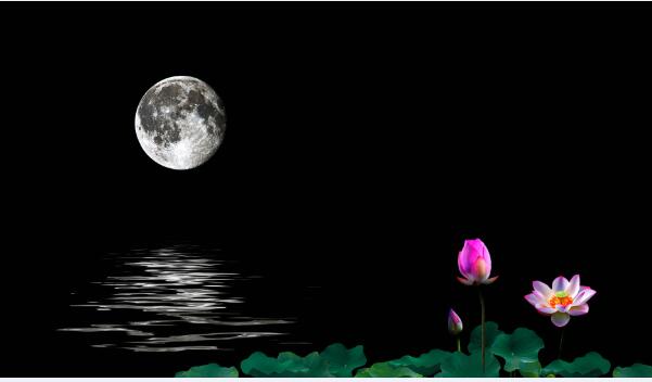 八月十五中秋节月亮优美意境图片 八月十五赏月的美景图片