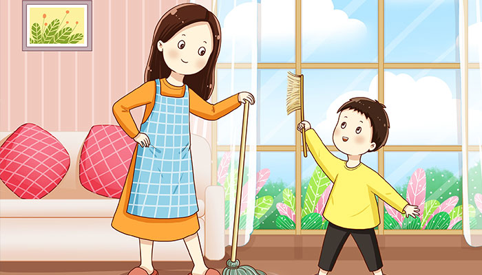 赞美孩子爱劳动的话语 表扬孩子做家务的评语