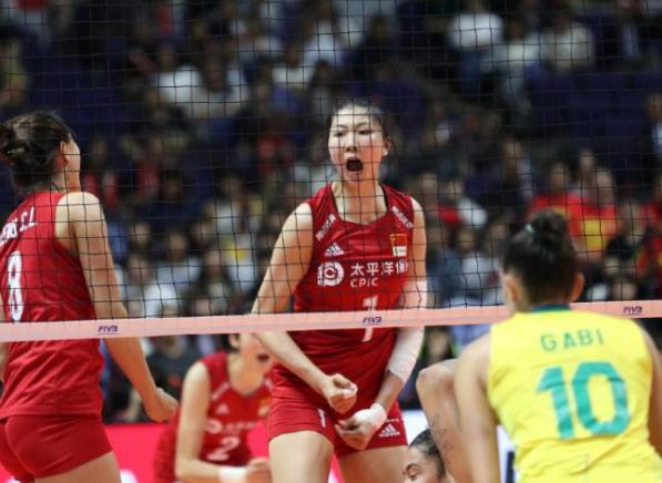 中国女排六连胜 面对巴西曾18连败今雪耻