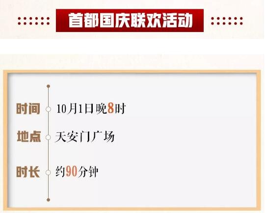 国庆活动节目单来了 国庆活动节目单有什么亮点