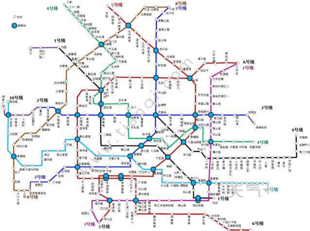 2021年天津地铁线路图高清版 天津地铁图2021最新版