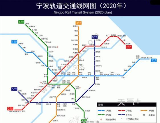 2021年宁波地铁线路图高清版宁波地铁图2021最新版
