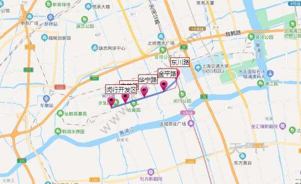 2021上海地铁5号线路图上海地铁5号线站点图及运营时间表