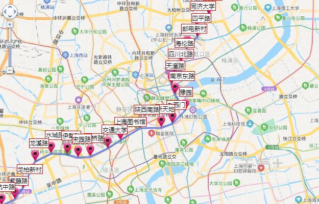 上海10号地铁线路图,上海10号线地铁线路图 2021上海地铁10号线路图上海地铁10号线站点图及运营时间表
