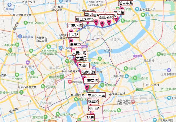 2021上海地铁8号线路图上海地铁8号线站点图及运营时间表