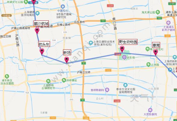 2021上海地铁16号线路图 上海地铁16号线站点图及运营时间表