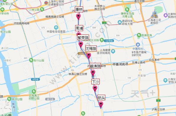 2021上海地铁18号线路图上海地铁18号线站点图及运营时间表