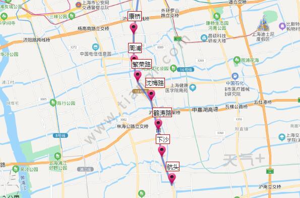 上海18号地铁站线路图,上海11号地铁站线路图 2021上海地铁18号线路图 上海地铁18号线站点图及运营