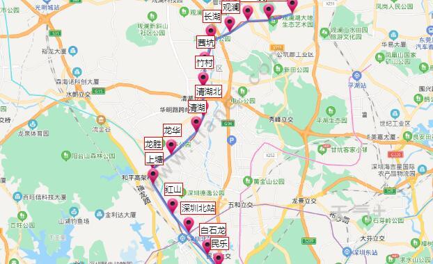 2021深圳地铁4号线路图深圳地铁4号线站点图及运营时间表