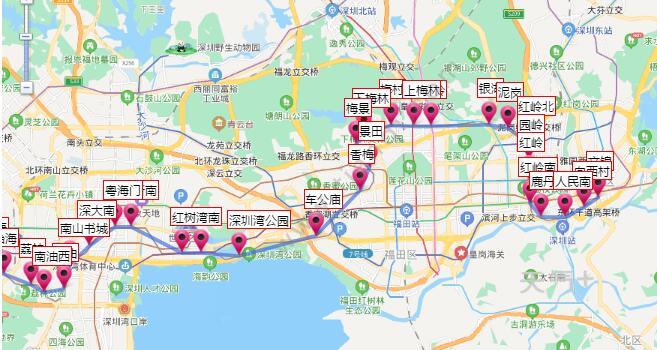 2021深圳地铁9号线路图深圳地铁9号线站点图及运营时间表