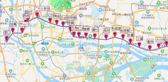 2021广州地铁5号线路图 广州地铁5号线站点图及运营时间表