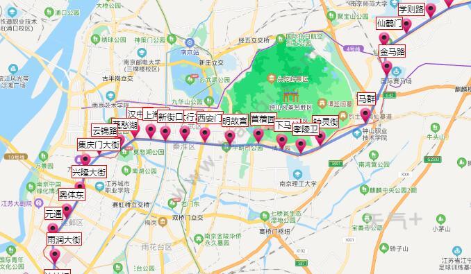 2021南京地铁2号线路图南京地铁2号线站点图及运营时间表