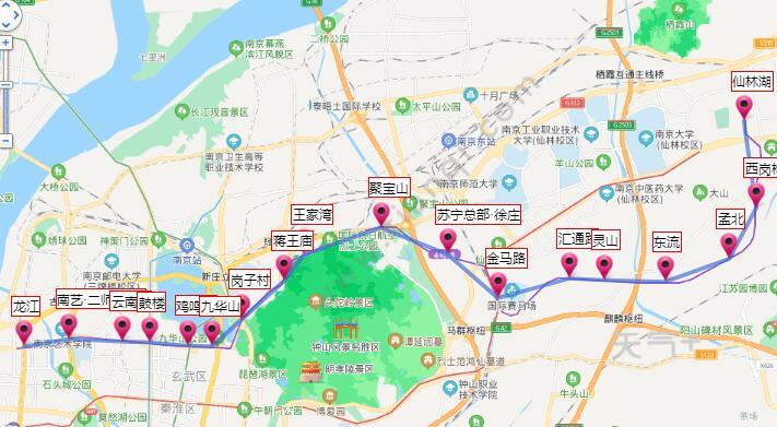 2021南京地铁4号线路图 南京地铁4号线站点图及运营时间