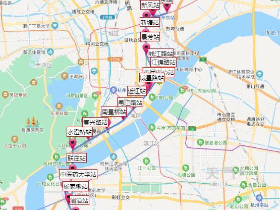 2021杭州地铁4号线路图杭州地铁4号线站点图及运营时间