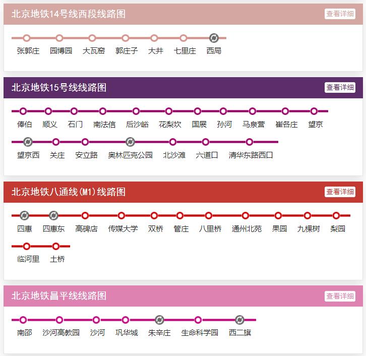 2021年北京地铁线路图高清版 北京地铁地图最新2021