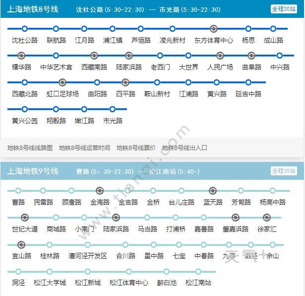 2021年上海地铁线路图高清版 上海地铁图2021最新版