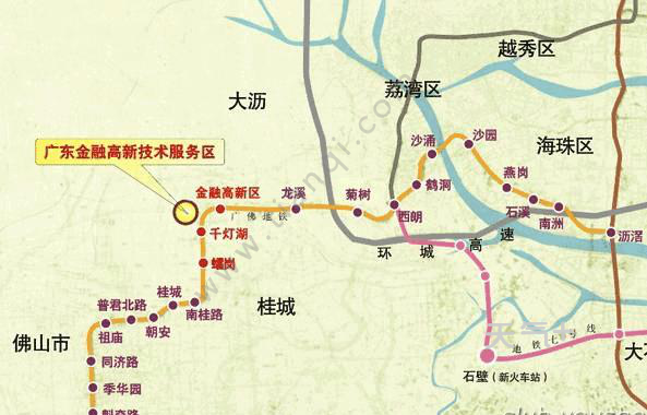 2021年佛山地铁线路图高清版佛山地铁图2021最新版