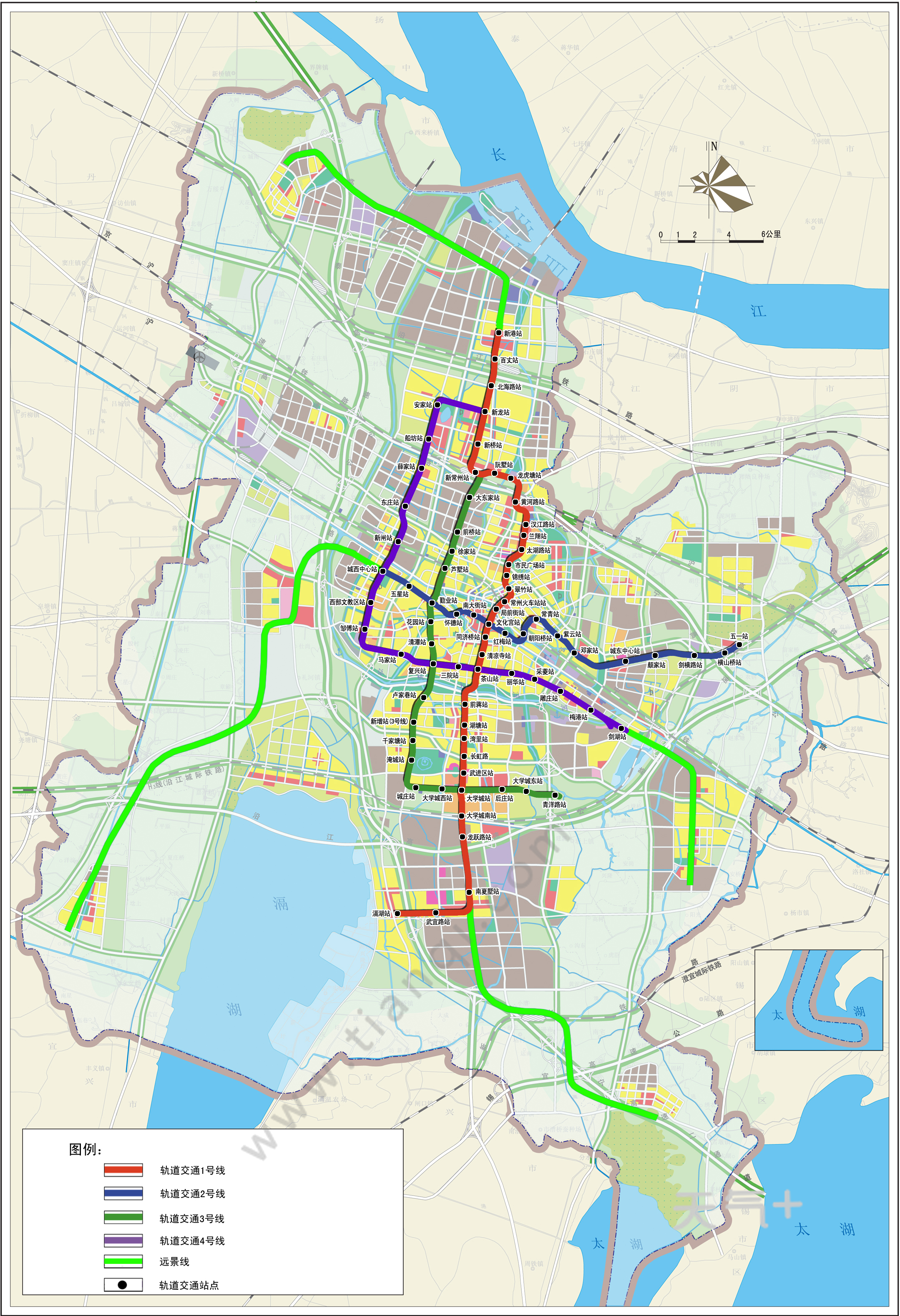 2021年常州地铁线路图高清版常州地铁图2021最新版