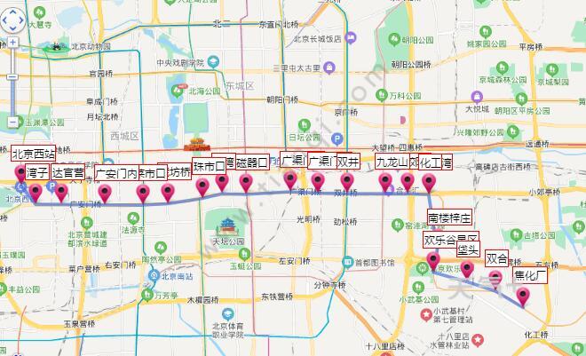 2021北京地铁7号线路图 北京地铁7号线站点图及运营时间表