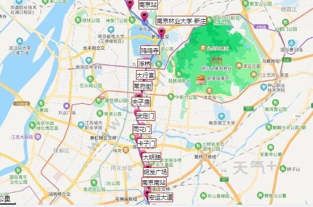 2021南京地铁2号线路图南京地铁2号线站点图及运营时间表