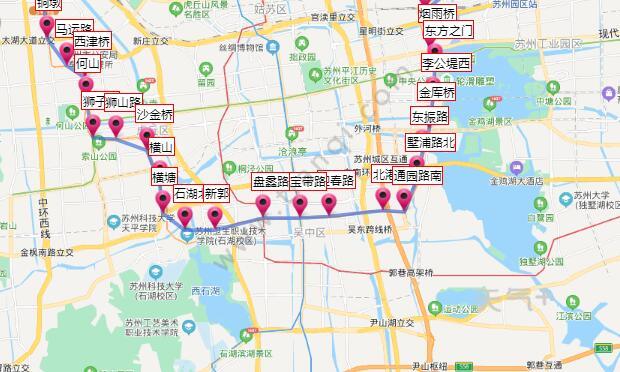 2021苏州地铁3号线路图 苏州地铁3号线站点图及运营时间