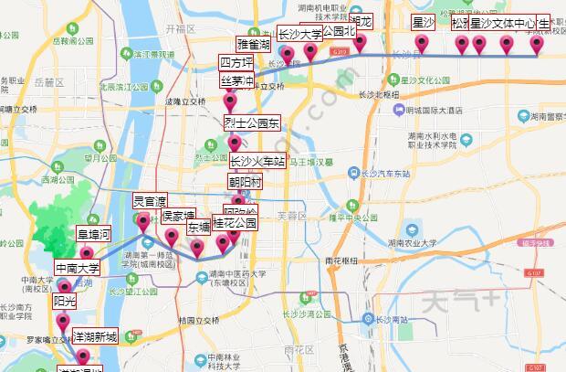 2021长沙地铁3号线路图长沙地铁3号线站点图及运营时间