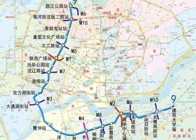 2021沈阳地铁9号线路图沈阳地铁9号线站点图及运营时间