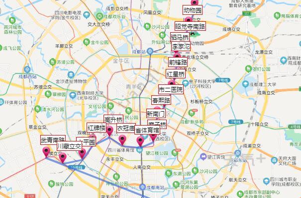 2021成都地铁3号线路图 成都地铁3号线站点图及运营时间