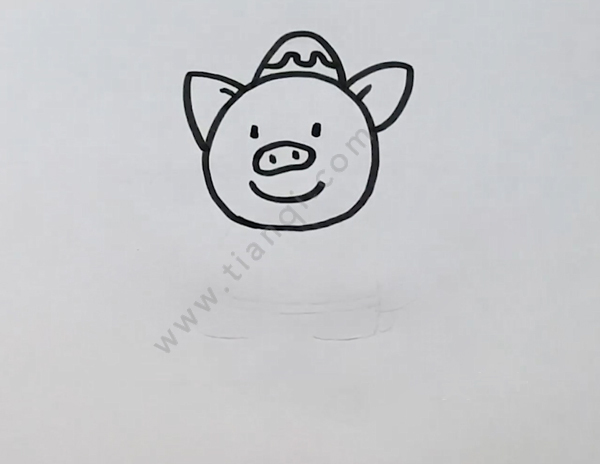 猪八戒怎么画简单图片 儿童画猪八戒的画法