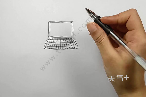 电脑是怎么画的 画电脑的步骤