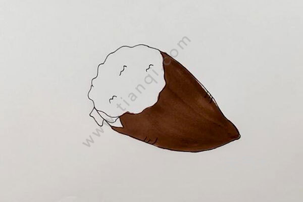 红薯简笔画 一步一步教你怎么画红薯