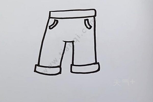 简笔画裤子的画法 裤子的简笔画教程