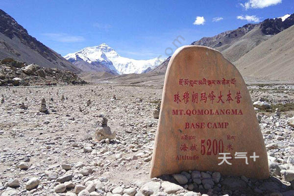 珠峰大本营海拔 珠峰大本营的海拔是多少