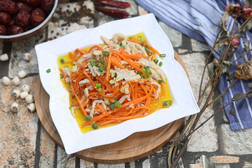 胡萝卜炒肉丝的做法 胡萝卜炒肉丝怎么炒