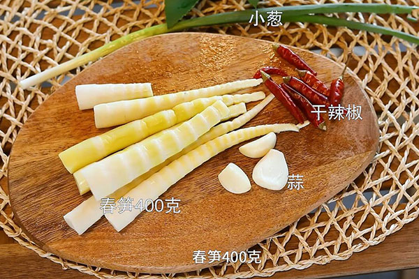 油焖笋的家常做法 自制油焖笋