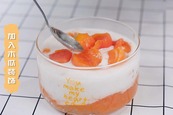 木瓜怎么吃 木瓜椰汁西米露的做法