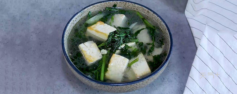 茼蒿怎么炖豆腐茼蒿炖豆腐的家常做法
