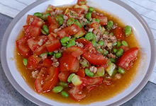 肉末番茄烧毛豆的做法 番茄烧毛豆怎么做好吃