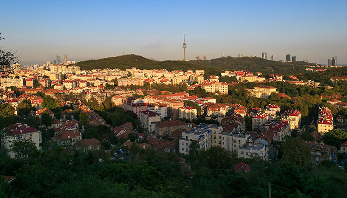 青岛八大关到五四广场多远
