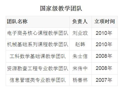 合肥工业大学师资力量怎么样