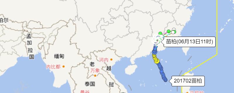 2022年第13号台风叫什么名字 今年十三号台风最新消息路径图