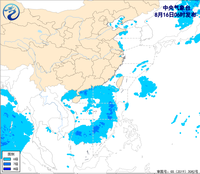 我国近海未来三天将持续5~7级风 海域作业需加强防范