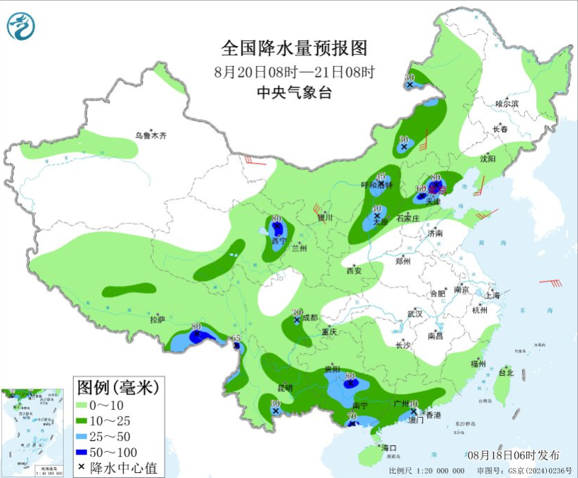 未来三天多区域有大到暴雨 需防范风雨影响