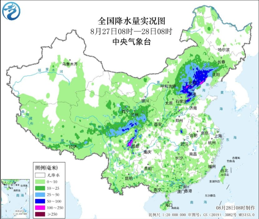 今日强降雨与高温并存 北方降雨进入尾声 长江中下游高温持续